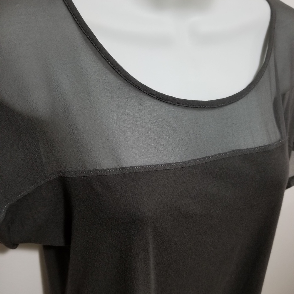 J Crew dark gray top - Picture 2 of 5